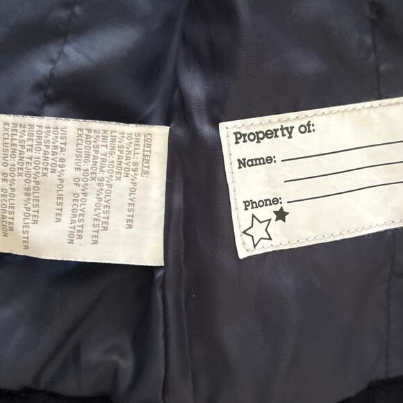 LONDON FOG Kids Unisex Navy Blue Classic Double-Breasted Fully Lined Peacoat 4T - Picture 5 of 8